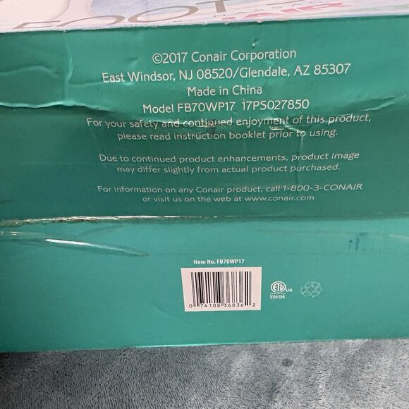 CONAIR FOOT SPA WITH BUBBLE, MASSAGE, & HEAT Open Box EXCELLENT CONDITION - Picture 7 of 7